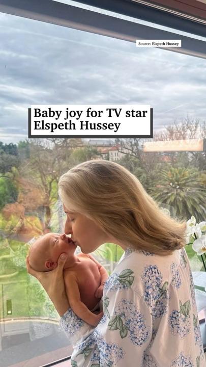 TV star Elspeth Hussey shares baby joy news