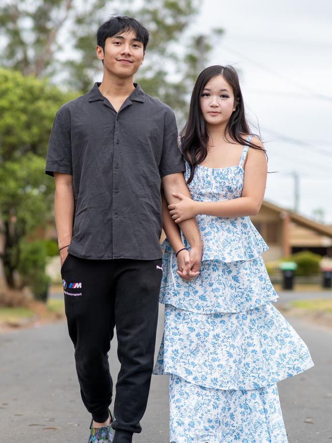 Ms Mai and Mr Nguyen were left stranded in the city after their Uber driver drove the in a completely different direction to where they had asked to go. Picture: Thomas Lisson