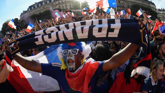 It’s time to celebrate in Paris. Picture: AFP.