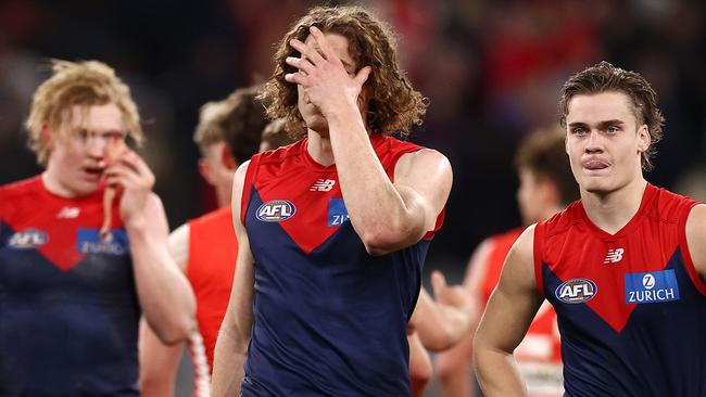 Ben Brown had seven touches for one goal but will be backed over Tom McDonald for their semi-final against Brisbane. Picture by Michael Klein