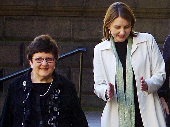 Joan Kirner and Jacinta Allan in 2007. Picture: Tony Gough