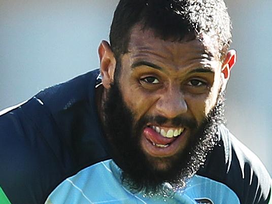 Josh Addo-Carr during NSW State of Origin training at the new NSWRL Centre of Excellence training ground at Homebush. Picture. Phil Hillyard