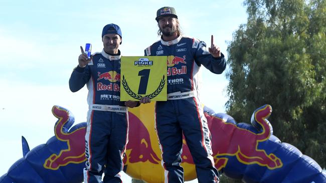 Toby Price and Jason Duncan crowned kings at Finke Desert Race. Picture: (A)manda Parkinson