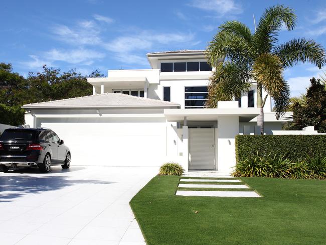 Richard Marlborough’s home features a large putting green with bunkers. Picture: News Corp Australia