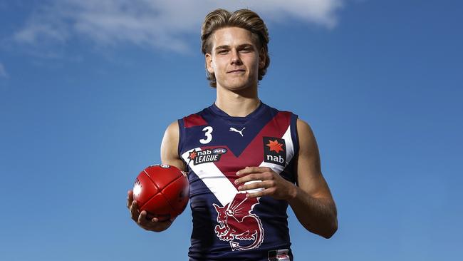 Will Ashcroft will be a strong contender for the No.1 draft pick, if he chooses not to join the Lions as a father-son selection. Picture: Getty Images