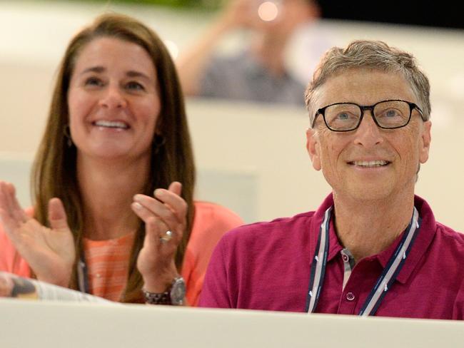 Melinda and Bill Gates in 2014. Picture: Getty Images