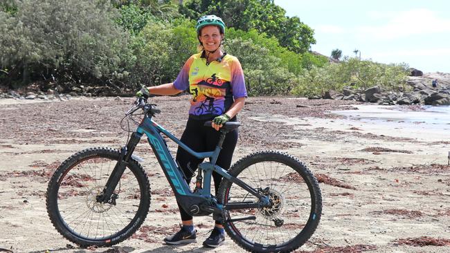 Angie Johnson from the Bike Shop and Hire Port Douglas is looking forward to riding the Wangetti Trail PIC: GIZELLE GHIDELLA