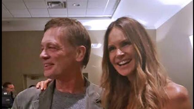 Andrew Wakefield and Elle Macpherson. Picture: Janice Hall / Twitter