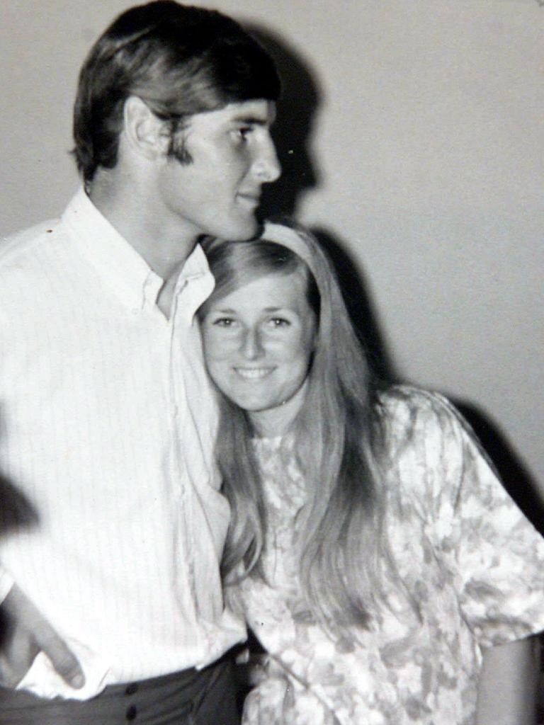 Chris Dawson and Lynette Simms together in 1965.