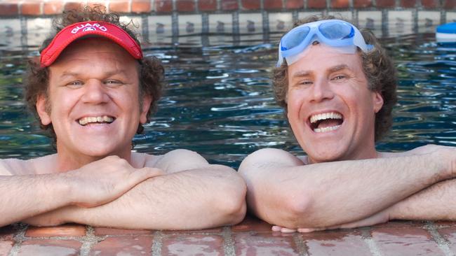 Scene from film 'Step Brothers' starring actors Will Ferrell and John C. Reilly 16 Sep 2008.