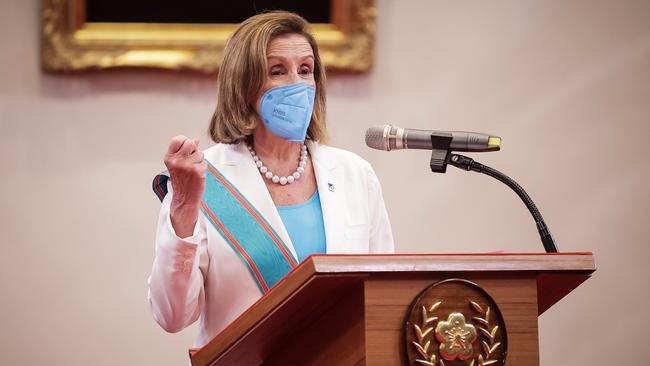 Speaker of the U.S. House Of Representatives Nancy Pelosi in Taiwan