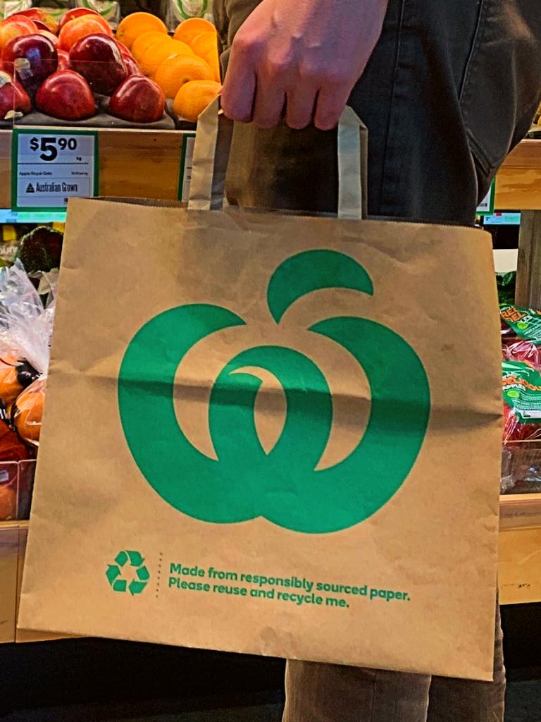 Woolworths is trialling new bags. Picture: Supplied