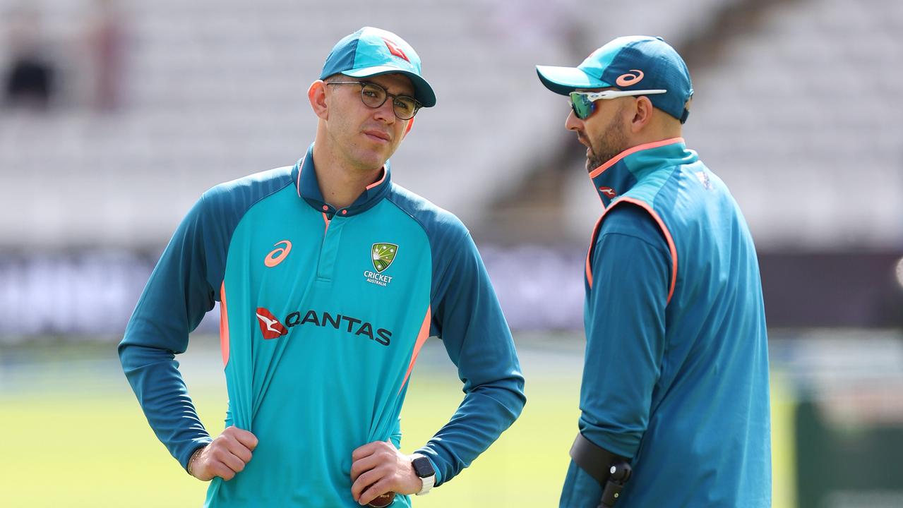 Nathan Lyon will pass the baton on to Todd Murphy. Picture: Ryan Pierse/Getty Images