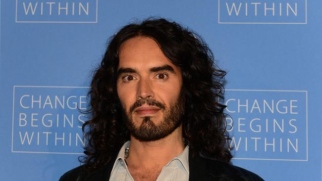 Russell Brand denies allegations of sexual assault. Picture: AFP