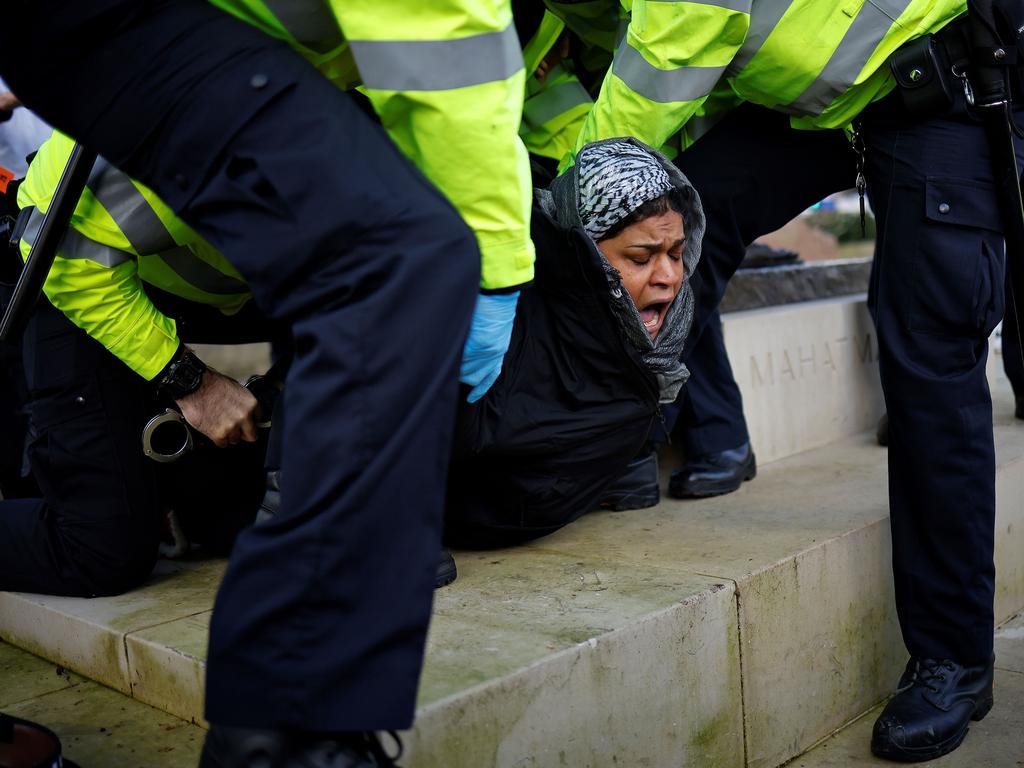 Tempers frayed over the strictest England lockdown since March, which will see schools close and residents mostly confined to their homes. Picture: Tolga Akmen / AFP