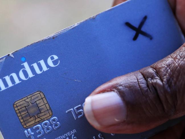 20/09/17 An cashless welfare card which is being used by welfare recipients in the small town of Wyndham, 100km north of Kununurra. Use of the card has seen a drop in public drinking and domestic violence in the town.  Aaron Francis/The Australian