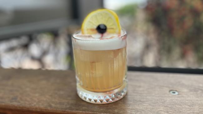 Clayton Johnson’s Whisky Sour cocktail. Pic: Supplied.