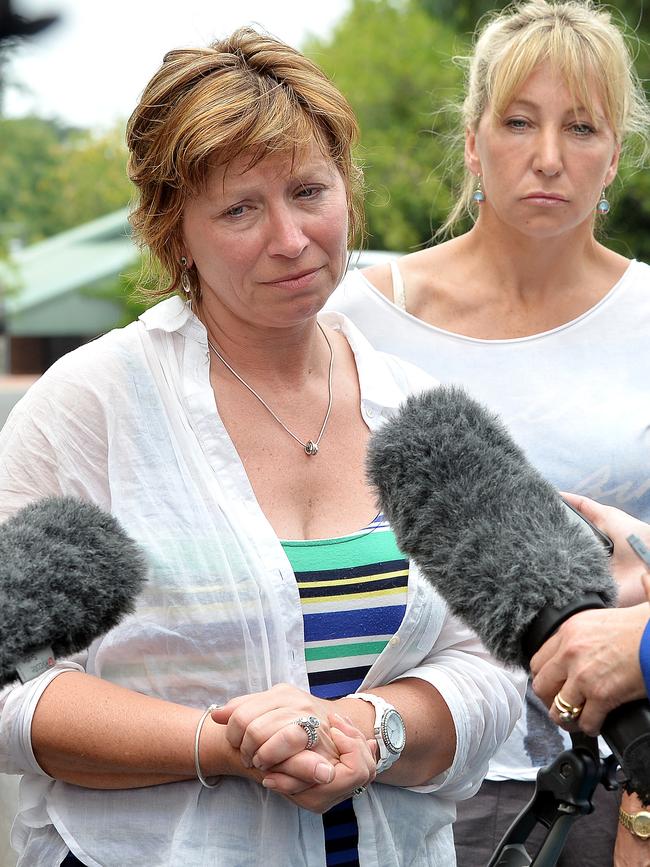 Rosie Batty fronted cameras to speaks about her son's death the day afterwards. Picture. Nicole Garmston.
