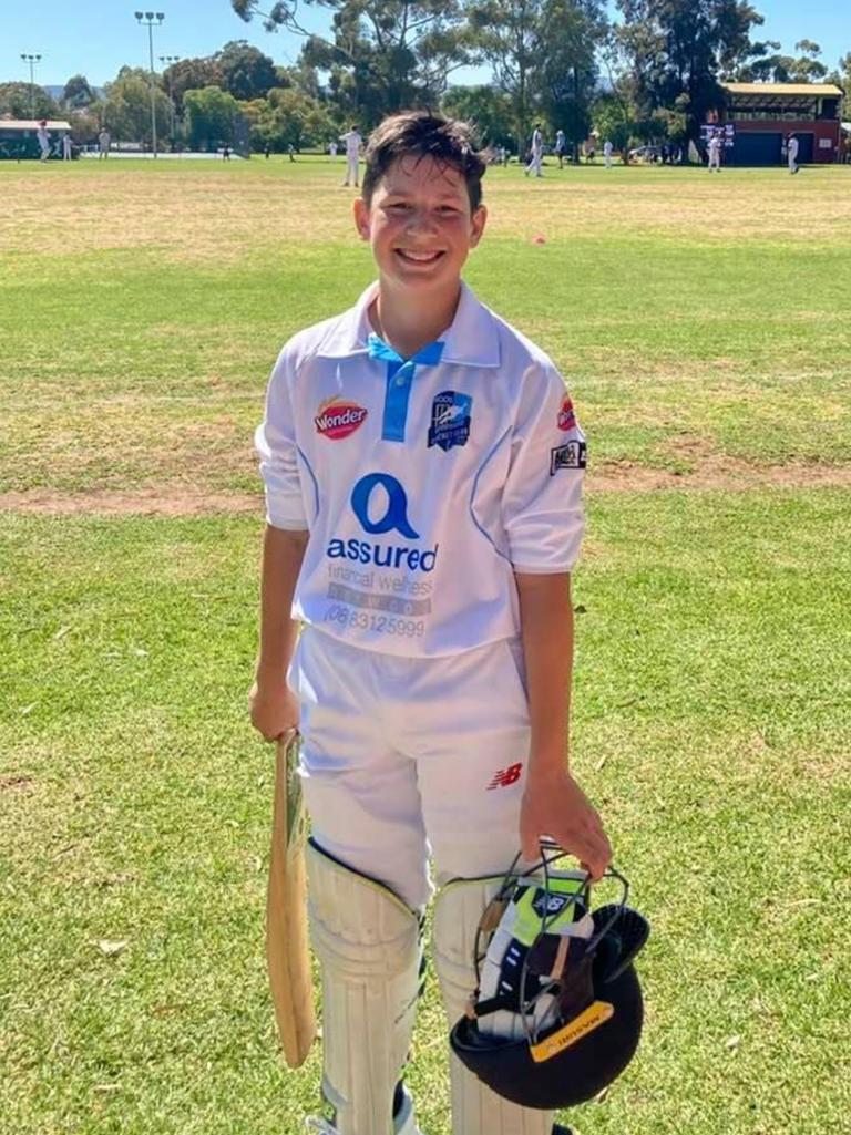 SA Little Legend William Calvert, 14, Goodwood Ccricket Club, won the U14 Batting Award. He was runner up Champion Player (lost by 0.8 per cent). He also filled in for Goodwood U16 in 10 games. He came 5th Top Performer, and 7th in the Champion Player. Every week he runs from U14 to U16 matches to ensure each team has enough players. Picture supplied.