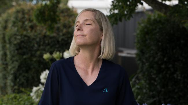 A year ago, 44-year-old nurse Emily Day received a shock lung cancer diagnosis after experiencing back pain, nausea, and a persistent cough, despite never smoking in her life. Monday, December 2, 2024. Picture: Christine Schindler