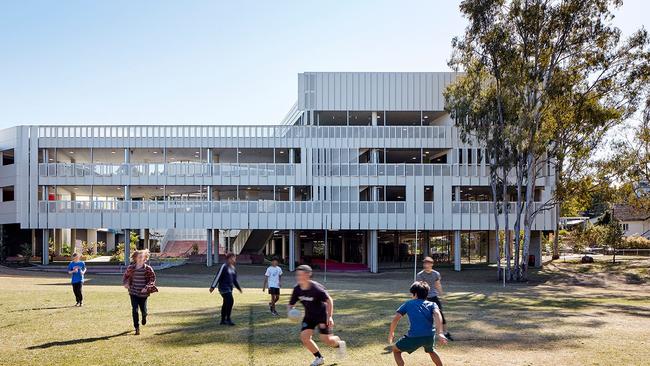 The new demountable buildings will be built on the school’s oval but there will still be room for sports. Picture: Hayball.com