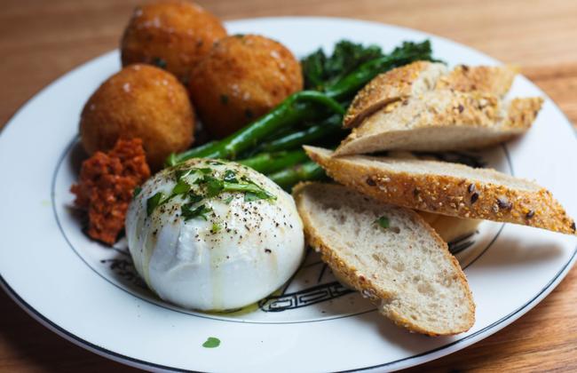 Mozzarella plate at Buffalo Dining Club. Picture: Hollie Adams