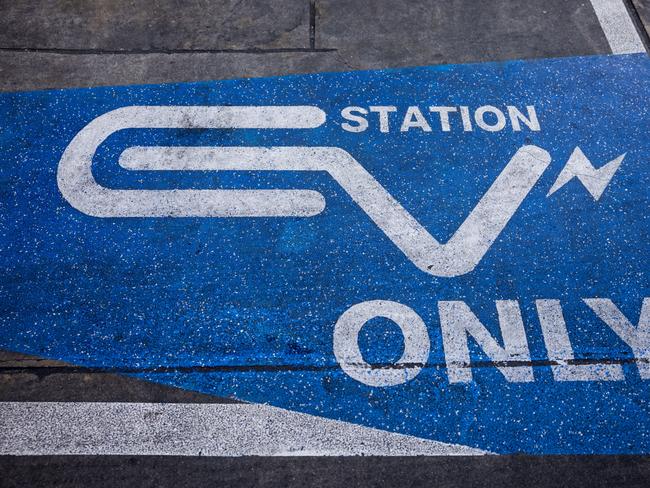 BANGKOK, THAILAND - DECEMBER 01: An EV charging station at a PTT service station in central Bangkok on December 01, 2024 in Bangkok, Thailand. Chinese electric vehicle (EV) manufacturers are rapidly expanding their presence in Asia, particularly in Southeast Asia, where demand for EVs surged by 894% in 2023, a report by Counterpoint Research showed. This growth is driven by significant investments from companies like BYD and Geely, who are establishing production facilities in countries such as Thailand and Indonesia to capitalize on the region's burgeoning market for sustainable vehicles, as their products quickly eclipse the popularity of European and U.S.-made EVs. (Photo by Lauren DeCicca/Getty Images)