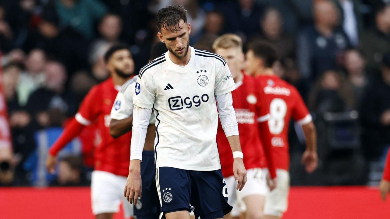 Ajax are having the season from hell. (Photo by MAURICE VAN STEEN / ANP / AFP) / Netherlands OUT
