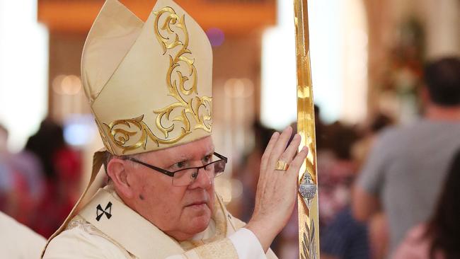 Archbishop Mark Coleridge says the Catholic Church doesn’t believe removing the seal of the confessional will make children any safer. Picture: Liam Kidston.