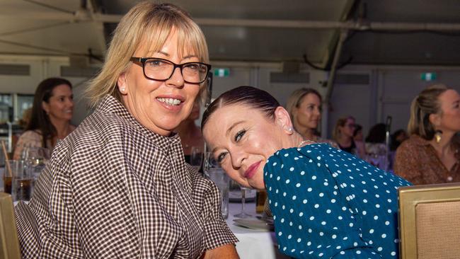 Jo Drabsy and Sue Heenan at the October Business Month 2023 in Mindil Beach Casino Resort, Darwin. Picture: Pema Tamang Pakhrin