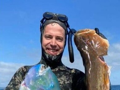 Spearfisherman Luke Walford  was bitten on the neck and killed by a shark Saturday afternoon on the   Central  Queensland  Coast near Keppel Islands. Picture - Instagram