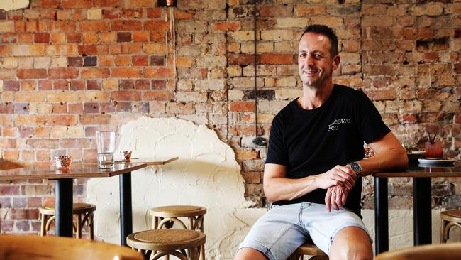 Graeme Moses owner of Maestro & Co dining in Manly. Picture: Braden Fastier