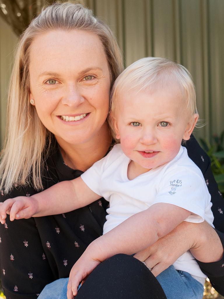 With his mum Jill. Picture: Supplied