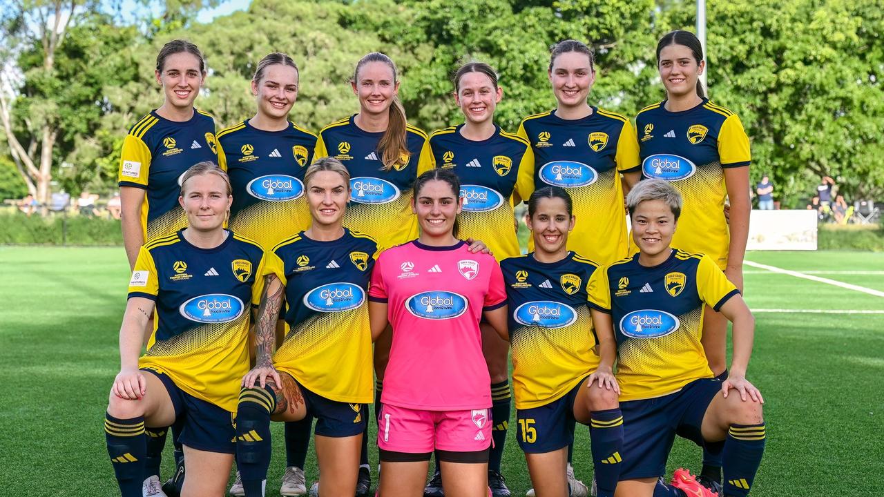 Gold Coast United's women's team. Picture: Tim Martorana – TMP Media