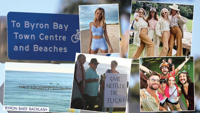 Byron Bay: home of protests, Instagram influencers, Insta-mums, browned off long-time locals .... and Hemsworths. Pictures: Supplied