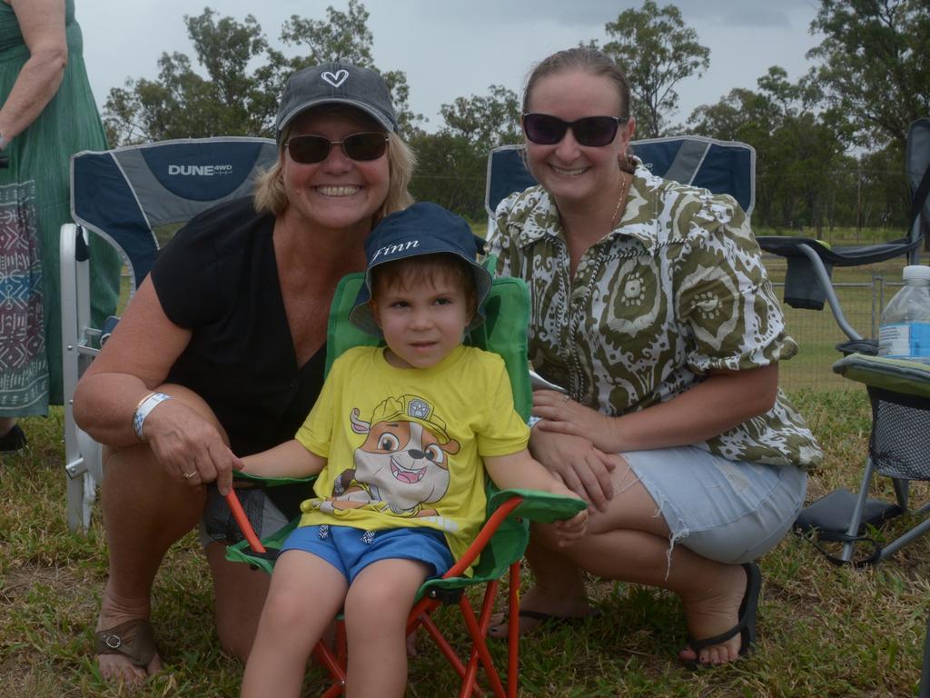 Kaz, Shyla and Finn at Melon Rodeo