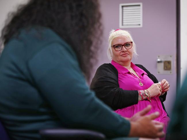 Inmates take part in the VOTP program with psychologist Sheridan Walsh (pictured). Picture: Sam Ruttyn