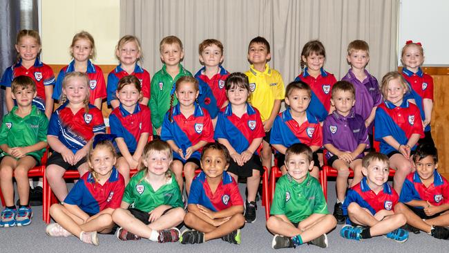 Walkerston State School Prep A Back row: Ava, Daisy, Roseanna, Archie, Hunter, Brock, Kailana, Noah, Evie Middle row: Colton, Lillith, Vaydha, Madalin, Aleisha, Daniel, name withheld, Lorelai Front row: Milly, Caleb, Jett, Seth, Brik, William Teacher Mrs Humberdross Picture: Michaela Harlow.