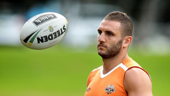 Robbie Farah will start for the Wests Tigers. Picture: Gregg Porteous