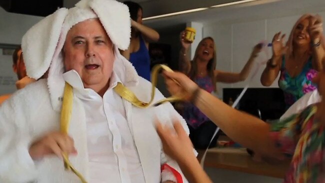 Good sport: Clive Palmer.