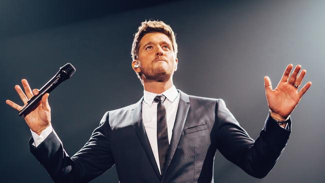 Canadian Michael Buble hasn’t done a full Australian tour in six years. Pic: Luke Dyson