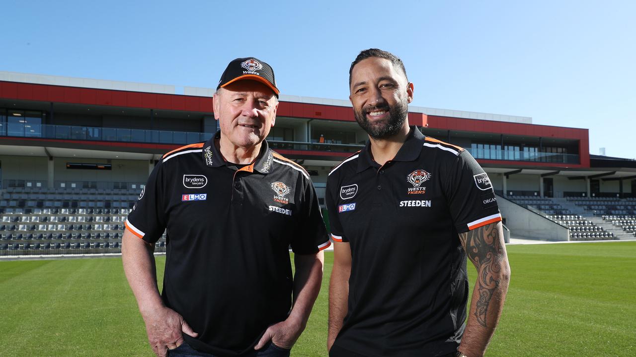 Tim Sheens and Benji Marshall were supposed to save the Tigers last year. Picture: David Swift