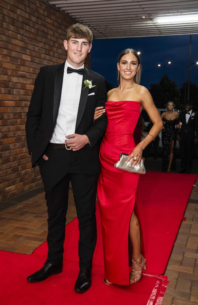 Jim Mann and Elsie Stewart at Toowoomba Grammar School formal at Rumours International, Wednesday, November 15, 2023. Picture: Kevin Farmer