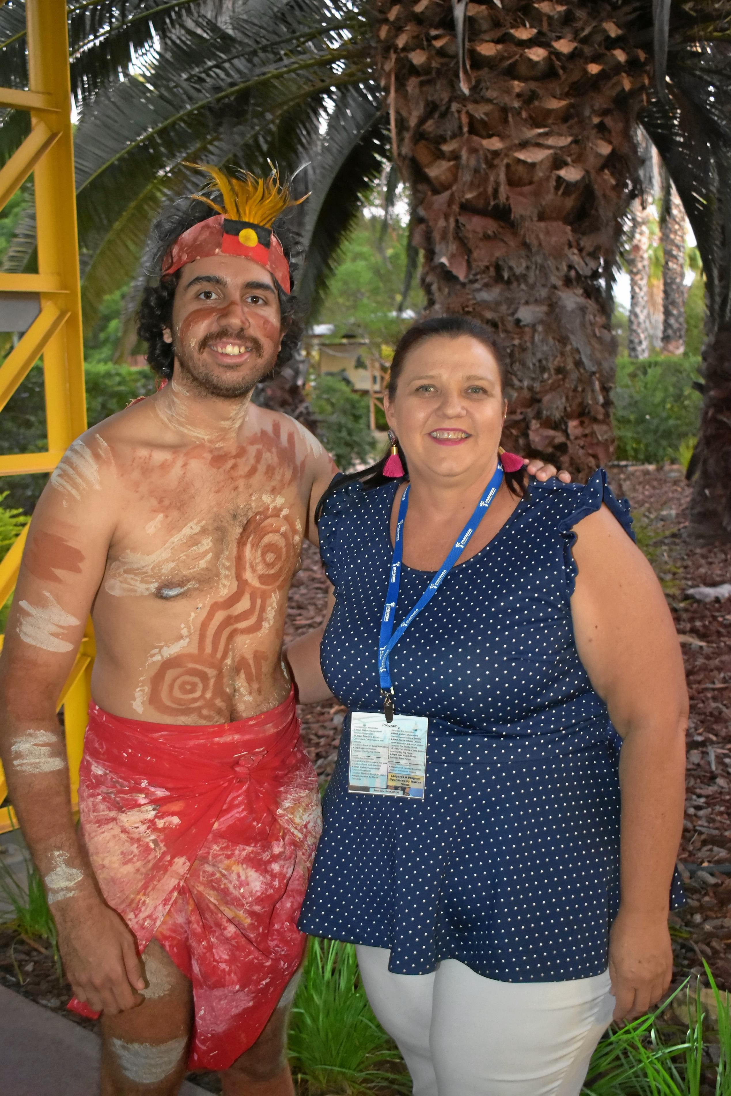 Outback Queensland welcome drinks at the Big Rig. Picture: Ellen Ransley