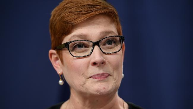 Australian Foreign Minister Marise Payne. Picture: AAP