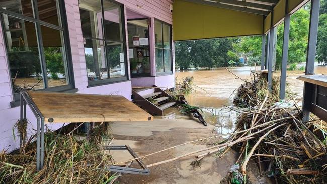 More flood damage caused during the 2022 floods – The Floating Cafe Grantham. Picture: Megan Masters