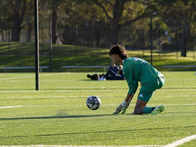 Brodie Cutajar. Picture: Michael Gorton. U16 Boys NAIDOC Cup at Lake Macquarie Regional Football Facility.