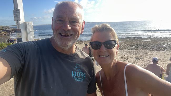 Peter Green and Carolyn Piek support a marine sanctuary being established. Picture: Supplied