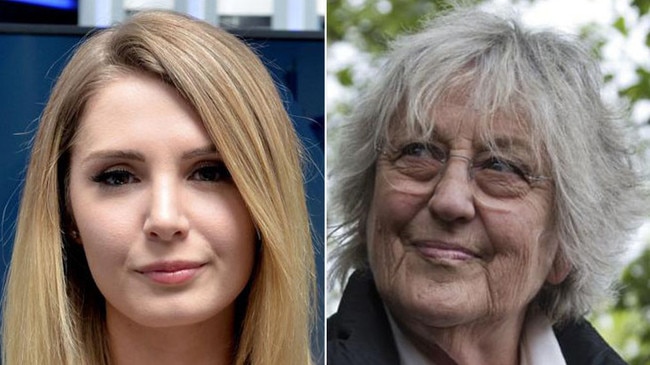 Shutting down of other people’s opinions, such as Lauren Southern, left, and Germaine Greer, right, is counter-productive.