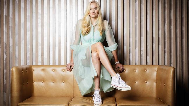 Diamonds netballer Jo Weston ahead of the Netball World Cup this month. Picture: Nicole Cleary